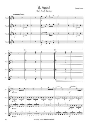 Pascal Proust: 14 Easy Flute Quartets: Flûtes Traversières (Ensemble)