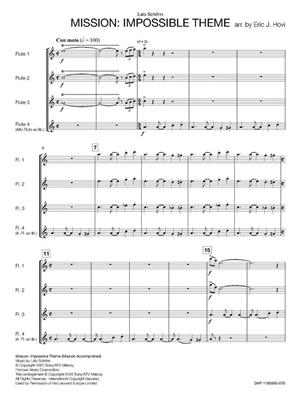 Mission: Impossible Theme: (Arr. Eric J. Hovi): Flûtes Traversières (Ensemble)