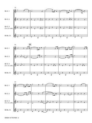 Gene Kelly: Singin' in the Rain: (Arr. Eric J. Hovi): Clarinettes (Ensemble)