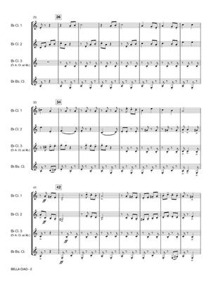 Bella Ciao: (Arr. Bert van Haagen): Clarinettes (Ensemble)