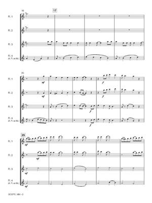 Gospel Mix: (Arr. Jan de Haan): Flûtes Traversières (Ensemble)