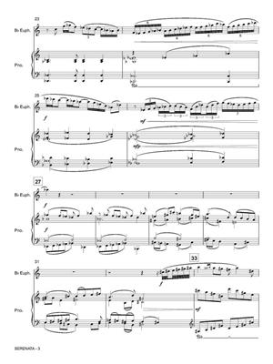 Jan van der Roost: Serenata: Baryton ou Euphonium et Accomp.