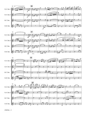 Jan van der Roost: Arsenal: Saxophones (Ensemble)