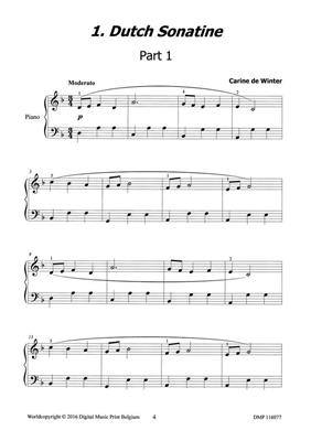 Carine de Winter: Sonatines Of The 21Th Century: Solo de Piano