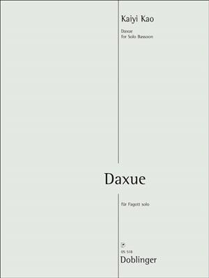 Kaiyi Kao: Daxue: Solo pour Basson