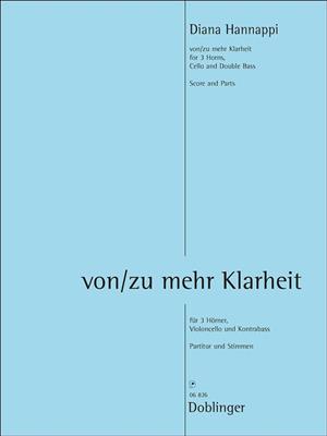 Diana Hannappi: Von/Zu Mehr Klarheit: Ensemble de Chambre