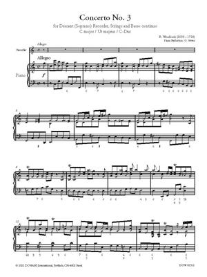 Robert Woodcock: Concerto for Descant (Soprano) Recorder: Flûte à Bec Soprano et Accomp.