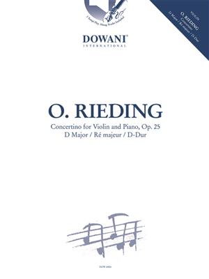 Oscar Rieding: Concertino for Violin and Piano Op. 25 in D Major: Solo pour Violons