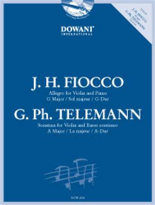 Joseph-Hector Fiocco: Allegro in G Major and Sonatina in A Major: Violon et Accomp.