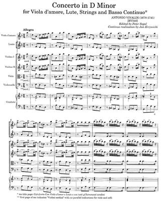 Antonio Vivaldi: Concerto for Lute, RV 540 (2 livres): Orchestre et Solo