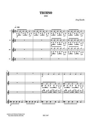 Jürg Kindle: Pop Styles - Techno: Trio/Quatuor de Guitares