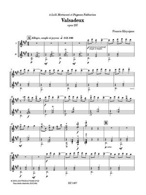 Francis Kleynjans: Valsadeux, opus 257: Duo pour Guitares