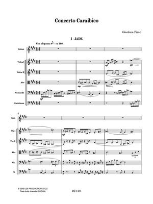 Gianluca Pinto: Concerto Caraibico (partition chef): Orchestre et Solo