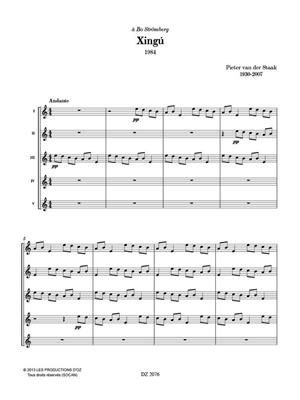 Pieter van der Staak: Xingú: Guitares (Ensemble)