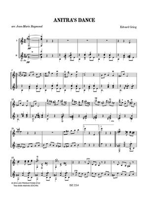 Edvard Grieg: Anitra's Dance / Solveig's Song: Duo pour Guitares