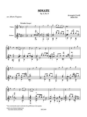 Arcangelo Corelli: Sonate, Op. 5, No. 8: Violon et Accomp.