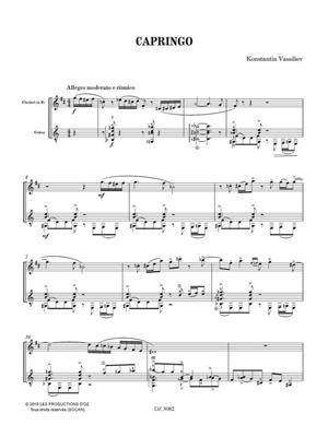 Konstantin Vassiliev: Capringo: Clarinette et Accomp.