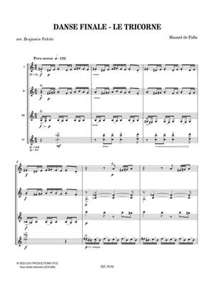 Manuel de Falla: Danse Finale - Le Tricorne: (Arr. Benjamin Valette): Trio/Quatuor de Guitares