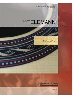Georg Philipp Telemann: Sonata in C: Trio/Quatuor de Guitares
