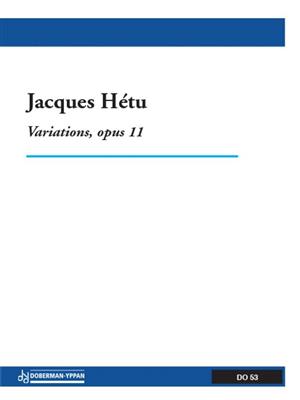 Jacques Hétu: Variations op. 11: Solo pour Chant