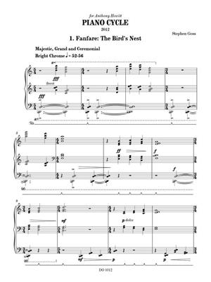 Stephen Goss: Piano Cycle: Solo de Piano