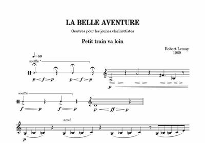 Jean-Guy Boisvert: La Belle Aventure - Vol. 1: Solo pour Clarinette