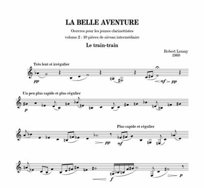 Jean-Guy Boisvert: La Belle Aventure - Vol. 2: Solo pour Clarinette