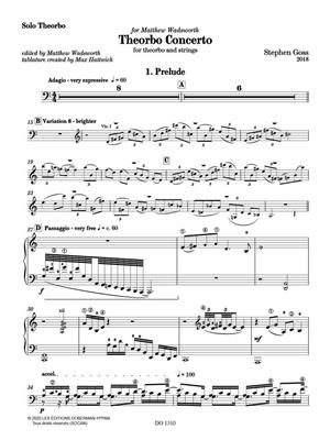 Stephen Goss: Theorbo Concerto (Solo Theorbo Part): Autres Cordes Pincées