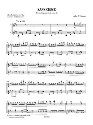 John W. Duarte: Sans Cesse, Op. 34: Duo pour Guitares