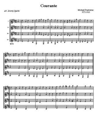 Michael Praetorius: Quatre danses de Terpsichore: Trio/Quatuor de Guitares