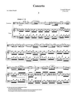 Leopold Mozart: Concerto for trombone: Orchestre et Solo