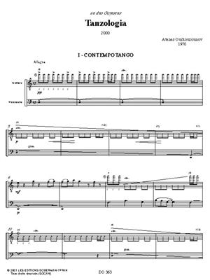 Atanas Ourkouzounov: Tanzologia (cello / guit.): Ensemble de Chambre