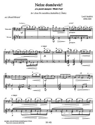 Leos Janacek: Trois pièces (cello / guit): Ensemble de Chambre