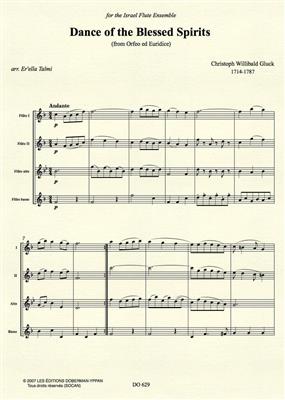 Christoph Willibald Gluck: Dance of the Blessed Spirits: Flûtes Traversières (Ensemble)