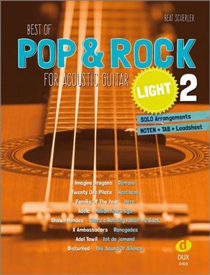 Beat Scherler: Best of Pop & Rock for Acoustic Guitar light 2: Solo pour Guitare