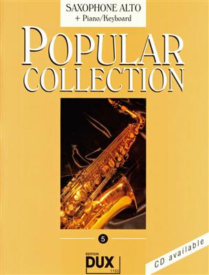 Popular Collection 5: Saxophone Alto et Accomp.