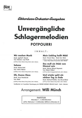 Willi Münch: Unvergängliche Schlagermelodien: Accordéons (Ensemble)