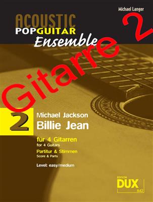 Michael Langer: Billie Jean: Trio/Quatuor de Guitares
