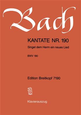 Johann Sebastian Bach: Kantate 190 Singet Dem Herrn: Solo pour Chant