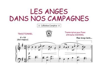 Nos anges dans nos campagnes: (Arr. Armelle Cocheril): Piano, Voix & Guitare