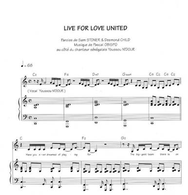 Sam Stoner: Live For Love United: Instruments en Do