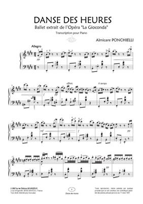 Amilcare Ponchielli: Danse des Heures: Solo de Piano