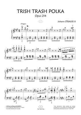 Johann Strauss Jr.: Trish Trash Polka Opus 214: Solo de Piano