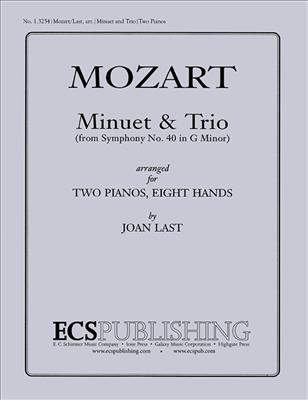 Wolfgang Amadeus Mozart: Minuet & Trio: Piano Quatre Mains