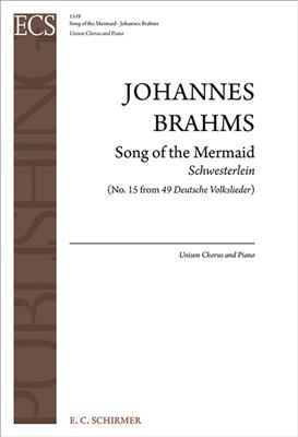 Johannes Brahms: Song of the Mermaid: (Arr. A. T. Davison): Chœur Mixte et Piano/Orgue