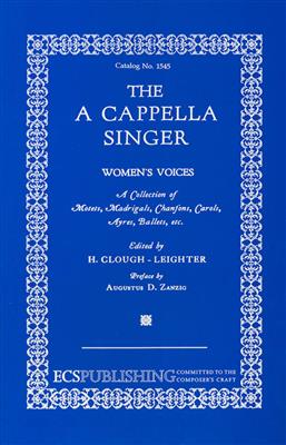 The A Cappella Singer: (Arr. Katherine K. Davis): Voix Hautes A Cappella