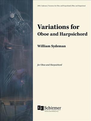 William Sydeman: Variations for Oboe and Harpsichord: Hautbois et Accomp.
