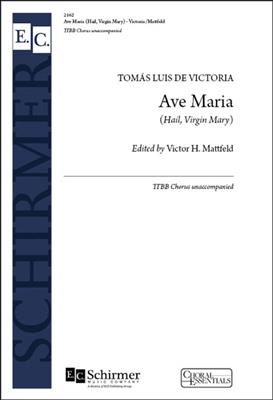 Tomás Luis de Victoria: Ave Maria: Voix Basses A Capella