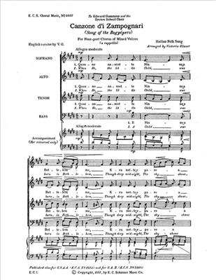 Song of the Bagpipers: (Arr. Ruth E. Abbott): Chœur Mixte et Accomp.