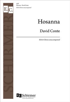 David Conte: Hosanna: Voix Hautes A Cappella